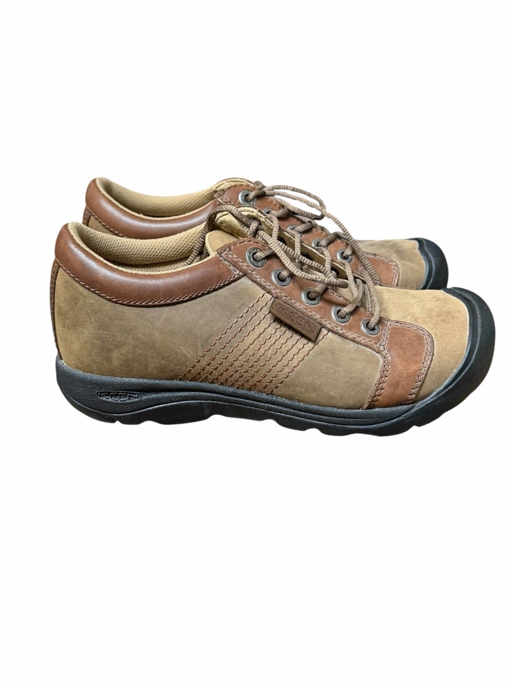 Keen Women's Brown Leather SPD Cleat Compatible Cycling Shoes Size 7‎